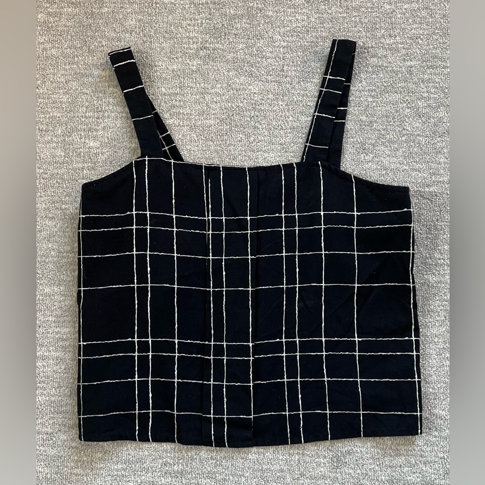 Vintage Eber Etc. Black/White Top Sz.M